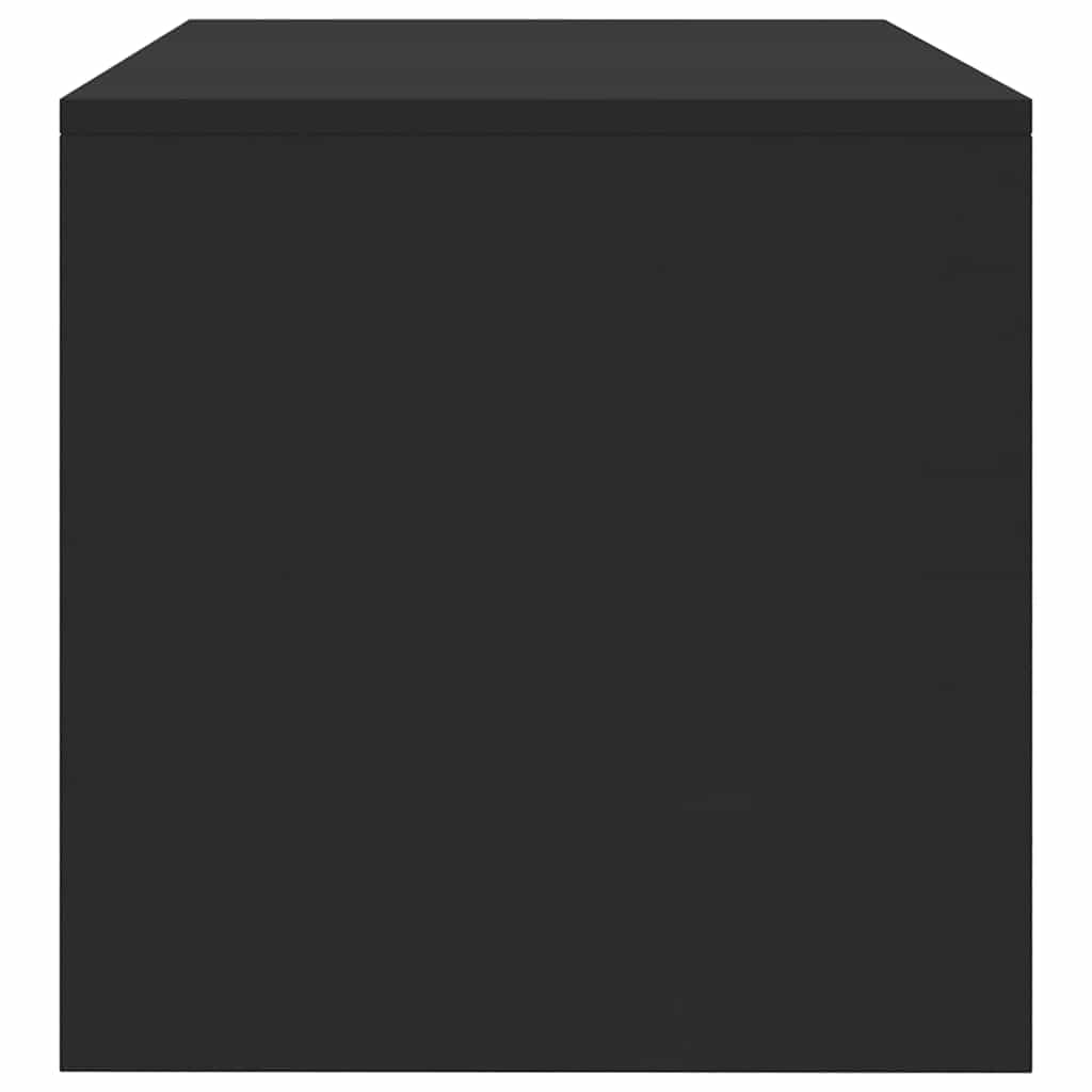 800037 vidaXL TV Cabinet Black 120x40x40 cm Engineered Wood