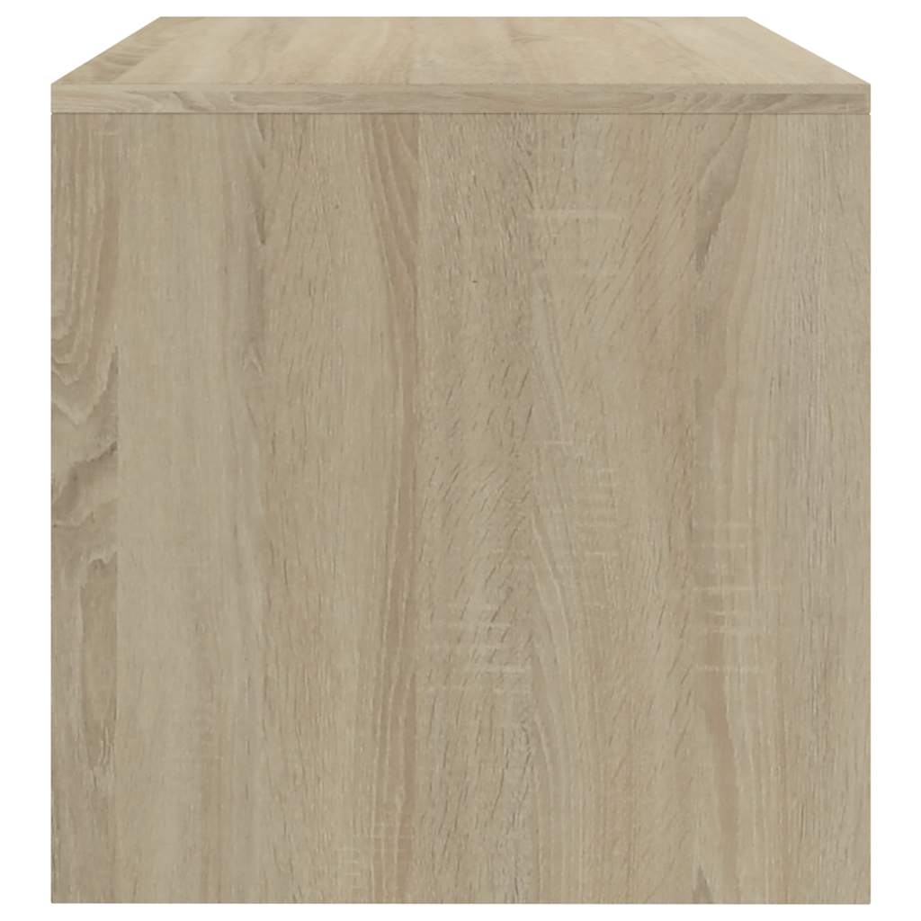 800039 vidaXL TV Cabinet Sonoma Oak 120x40x40 cm Engineered Wood