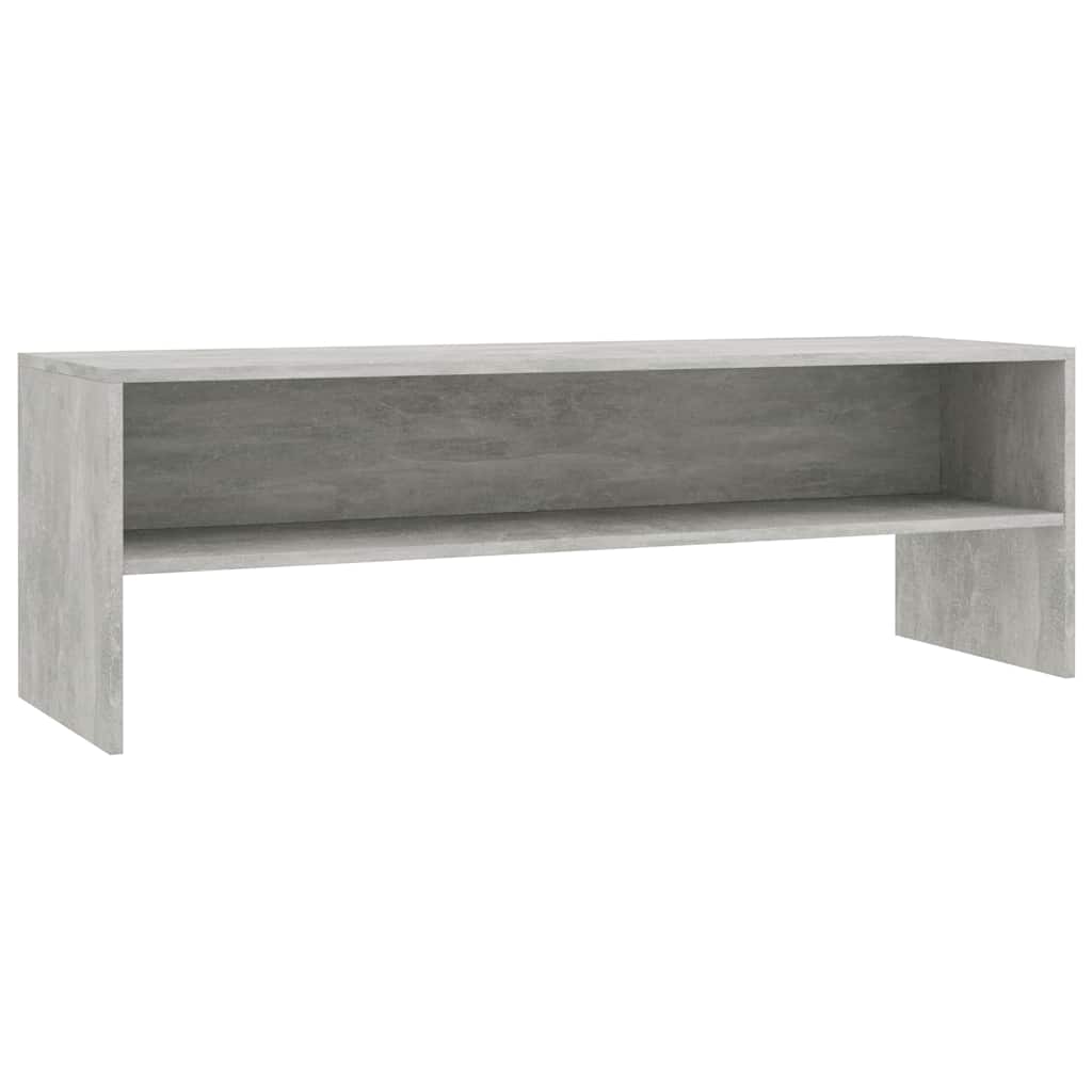 800040 vidaXL TV Cabinet Concrete Grey 120x40x40 cm Engineered Wood