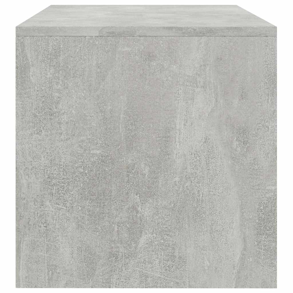 800040 vidaXL TV Cabinet Concrete Grey 120x40x40 cm Engineered Wood
