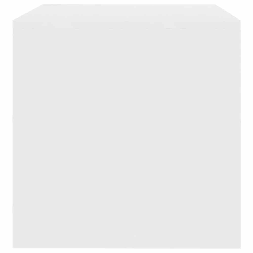 800045 vidaXL TV Cabinet White 100x40x40 cm Engineered Wood