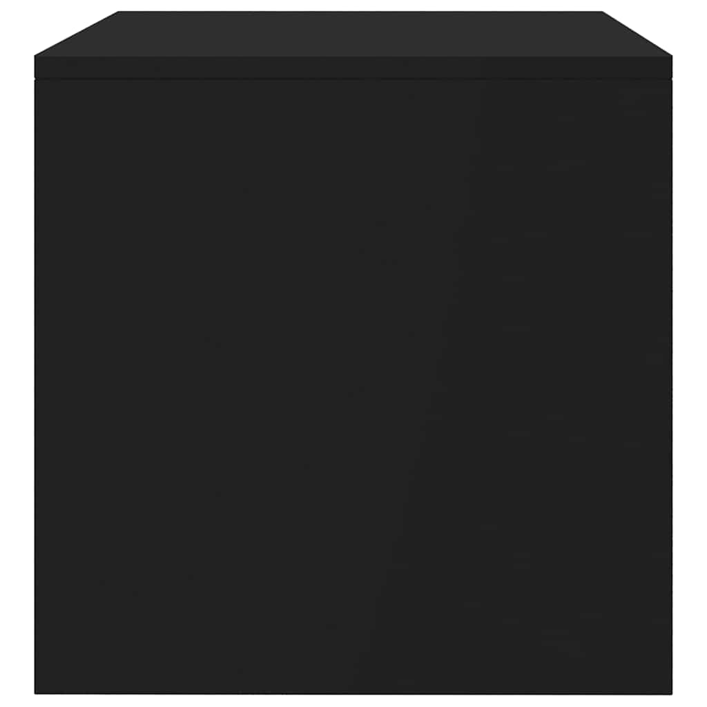 800046 vidaXL TV Cabinet Black 100x40x40 cm Engineered Wood