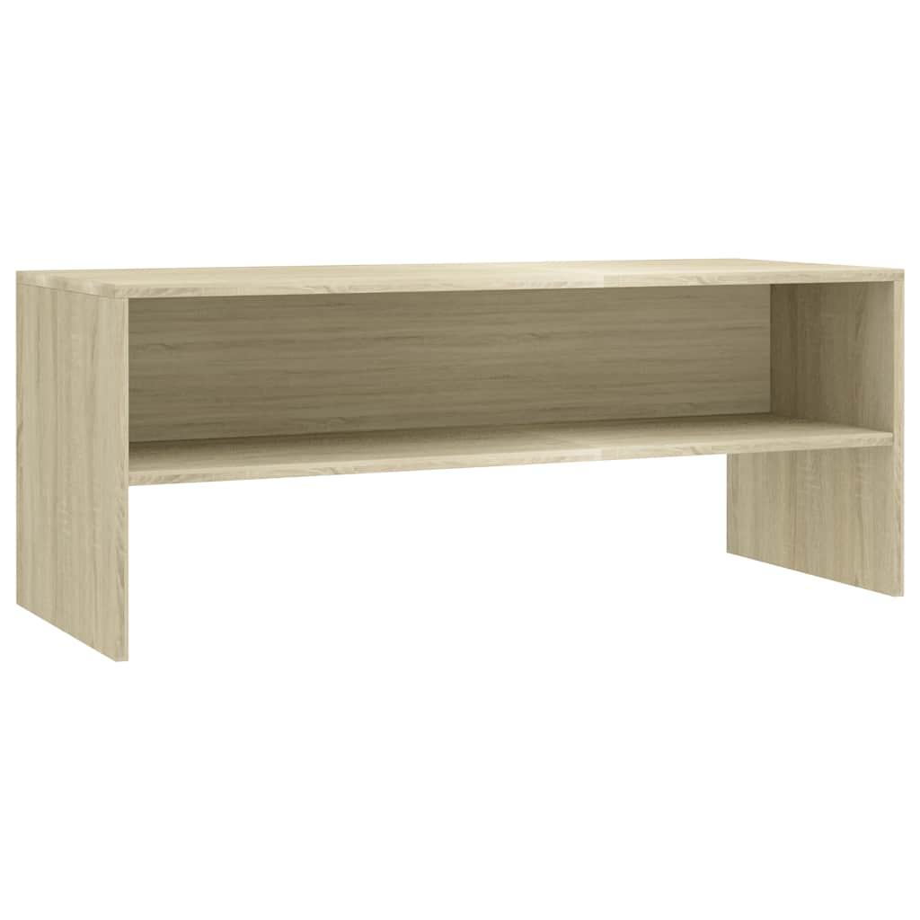 800048 vidaXL TV Cabinet Sonoma Oak 100x40x40 cm Engineered Wood