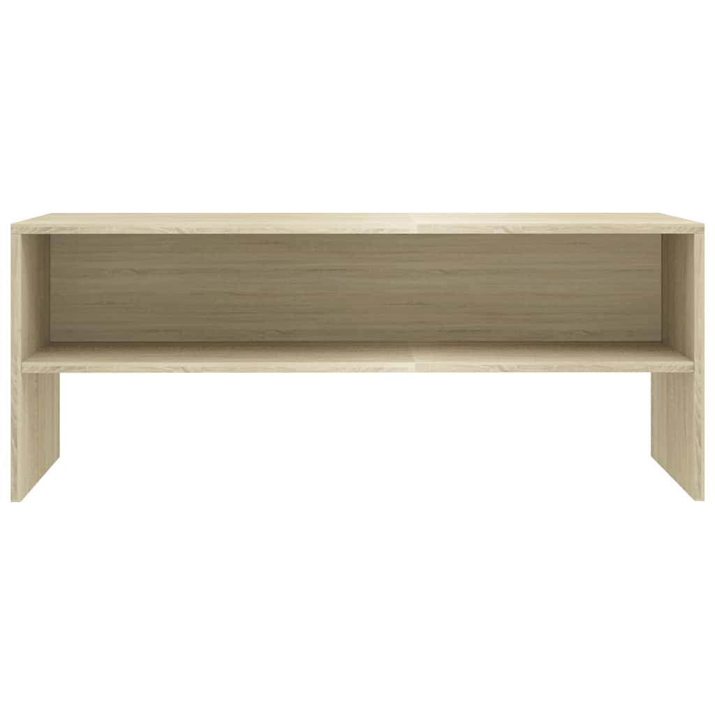 800048 vidaXL TV Cabinet Sonoma Oak 100x40x40 cm Engineered Wood