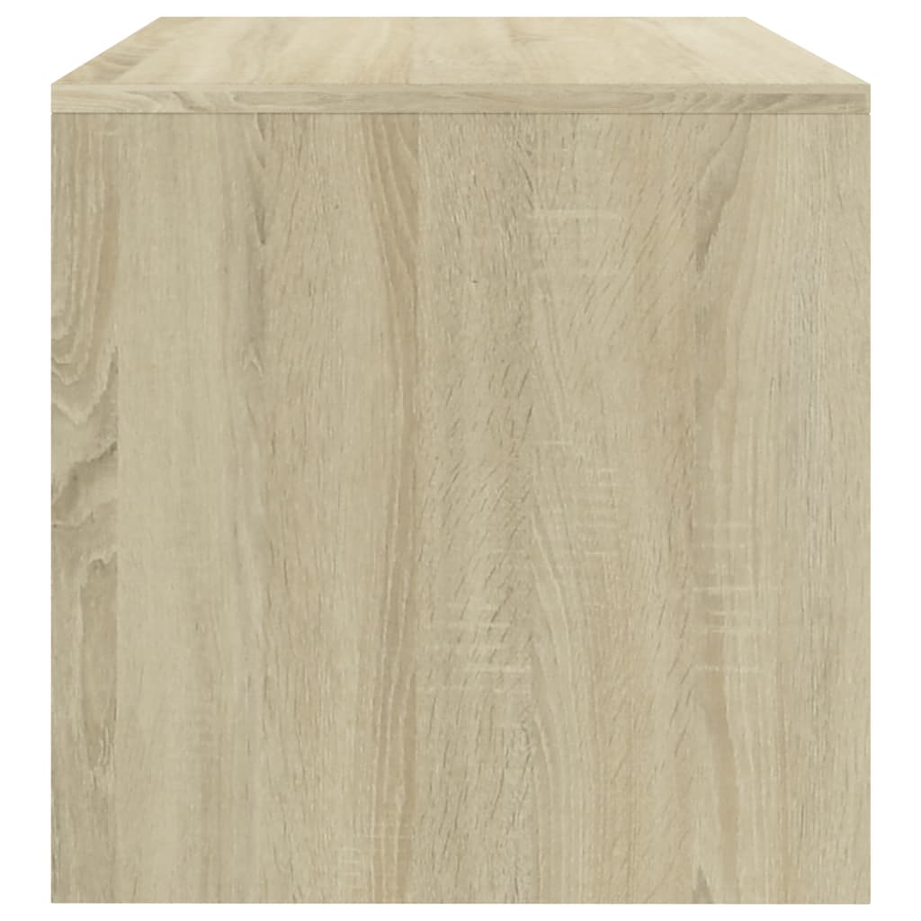 800048 vidaXL TV Cabinet Sonoma Oak 100x40x40 cm Engineered Wood
