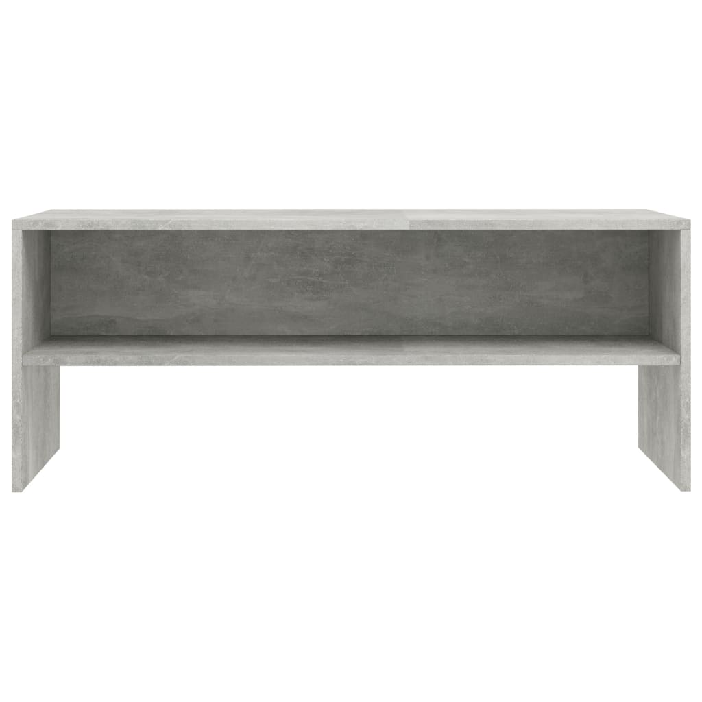 800049 vidaXL TV Cabinet Concrete Grey 100x40x40 cm Engineered Wood