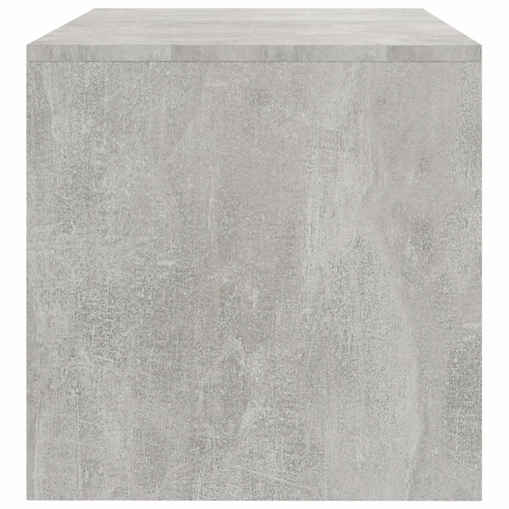 800049 vidaXL TV Cabinet Concrete Grey 100x40x40 cm Engineered Wood