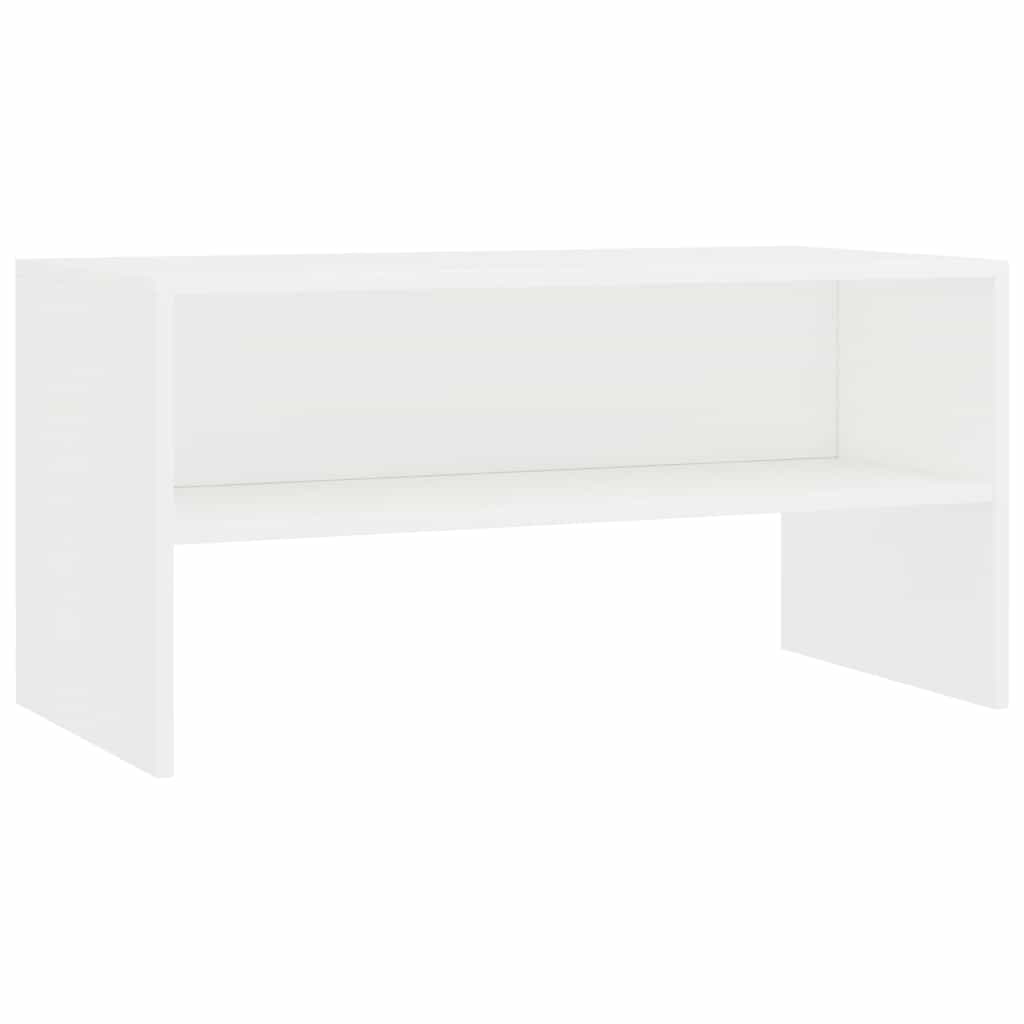 800054 vidaXL TV Cabinet White 80x40x40 cm Engineered Wood