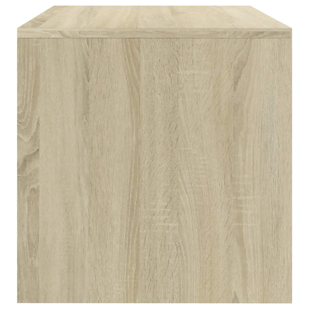 800057 vidaXL TV Cabinet Sonoma Oak 80x40x40 cm Engineered Wood