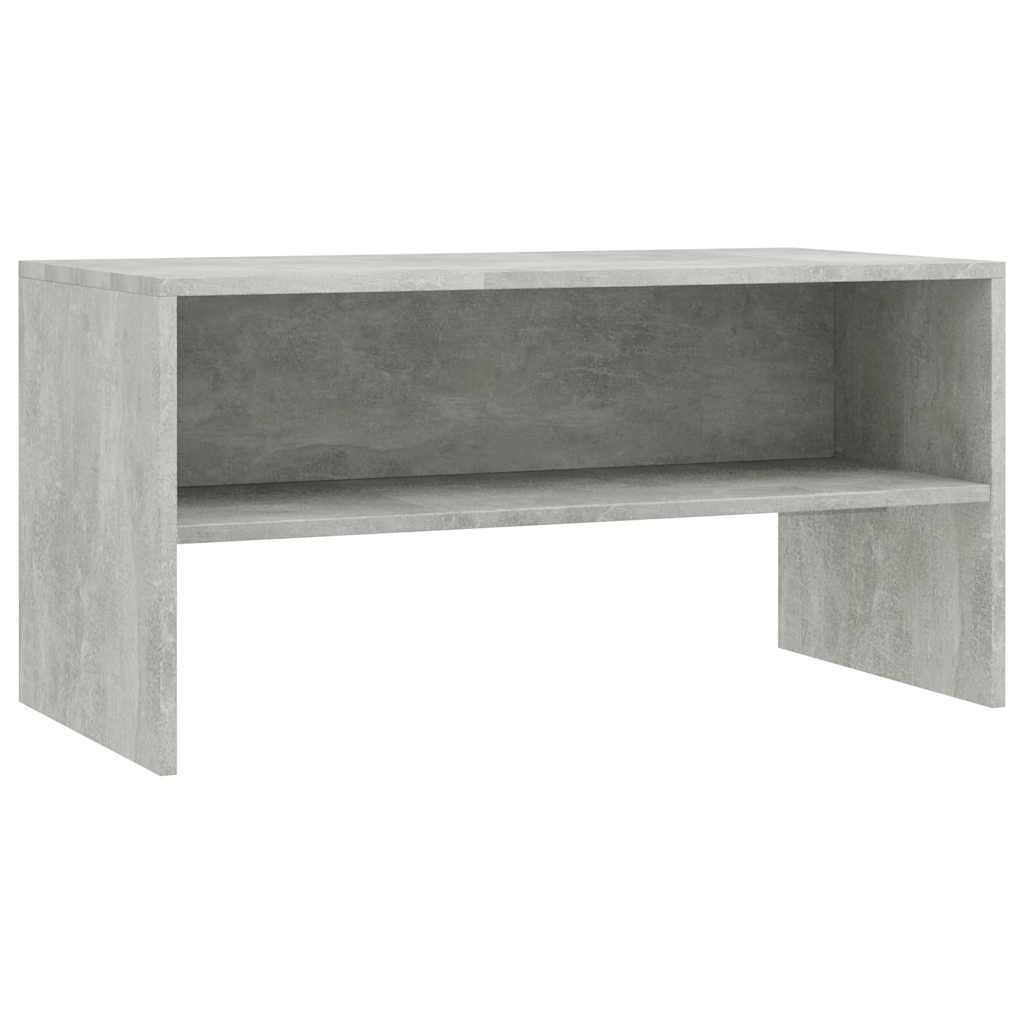800058 vidaXL TV Cabinet Concrete Grey 80x40x40 cm Engineered Wood