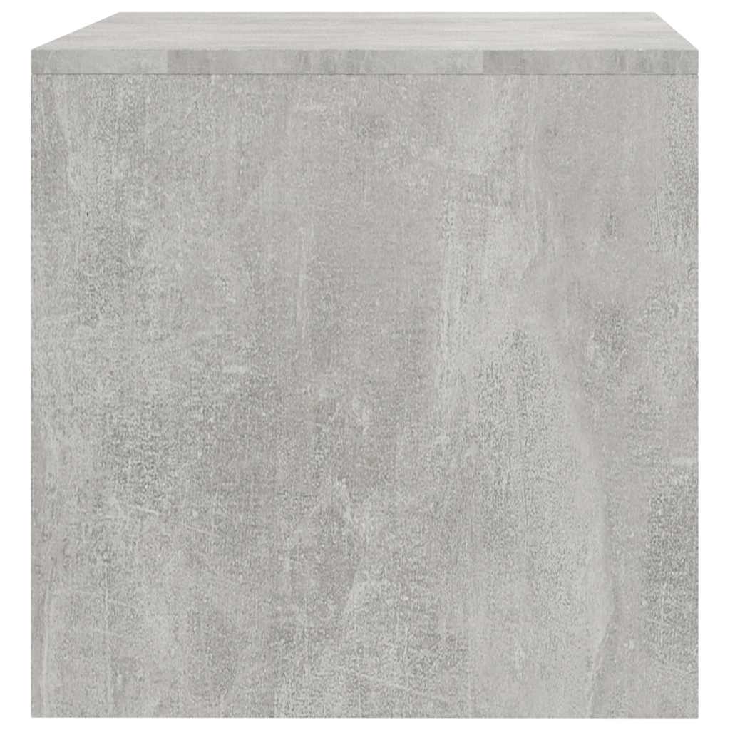 800058 vidaXL TV Cabinet Concrete Grey 80x40x40 cm Engineered Wood