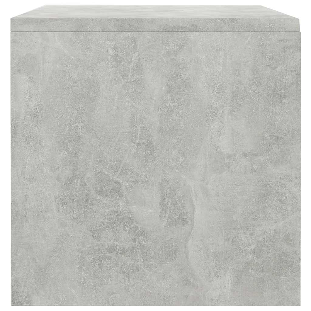 Bedside Cabinets 2 pcs Concrete Grey 40x30x30cm Engineered Wood
