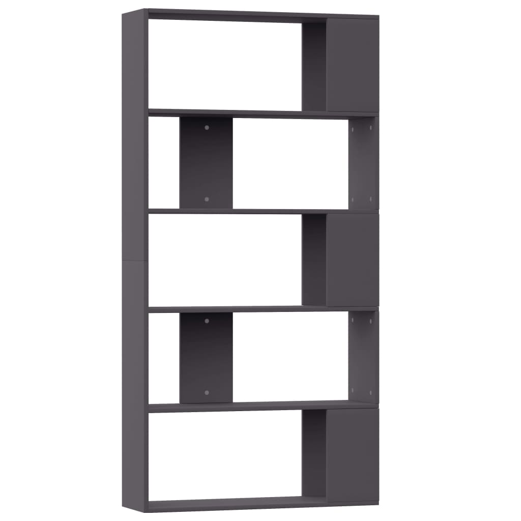 vidaXL Book Cabinet/Room Divider Grey 80x24x159 cm Engineered Wood