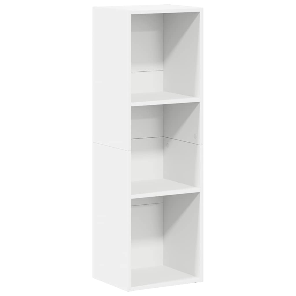 Book Cabinet/TV Cabinet White 36x30x114 cm Engineered Wood
