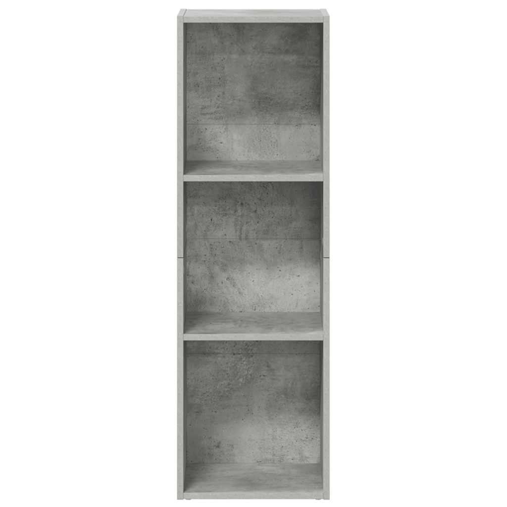 Book Cabinet/TV Cabinet Concrete Grey 36x30x114 cm Engineered Wood