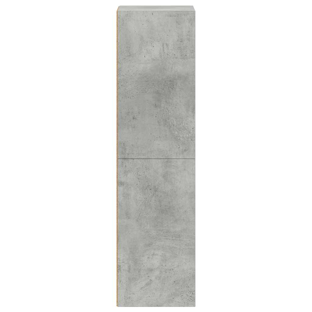 Book Cabinet/TV Cabinet Concrete Grey 36x30x114 cm Engineered Wood