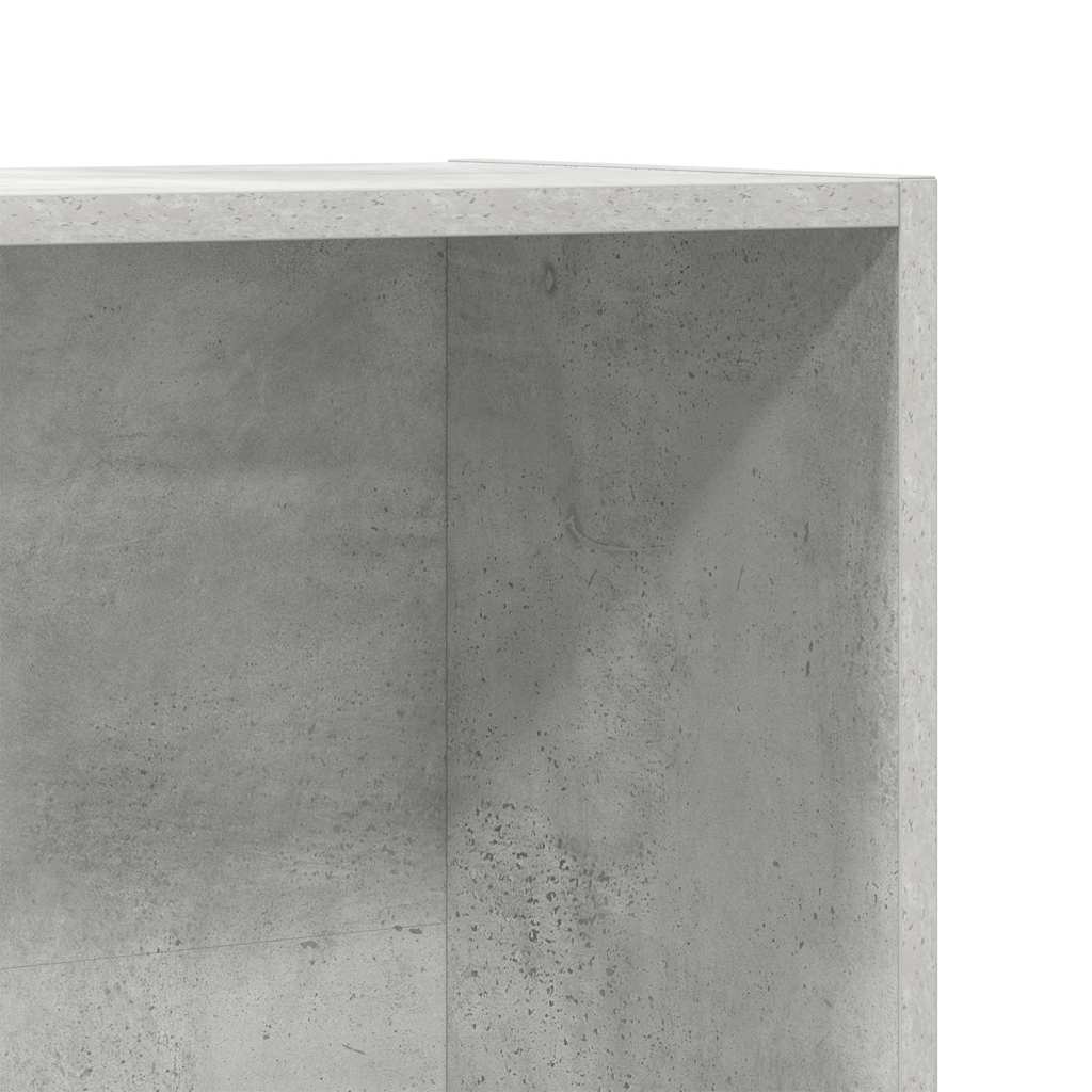 Book Cabinet/TV Cabinet Concrete Grey 36x30x114 cm Engineered Wood