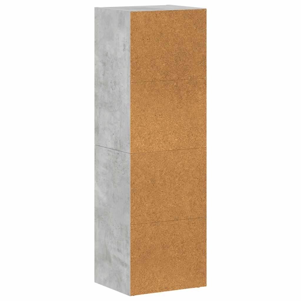 Book Cabinet/TV Cabinet Concrete Grey 36x30x114 cm Engineered Wood