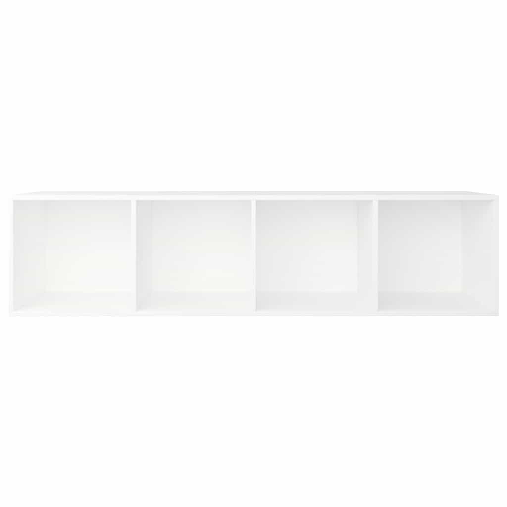 Book Cabinet/TV Cabinet White 36x30x143 cm Engineered Wood