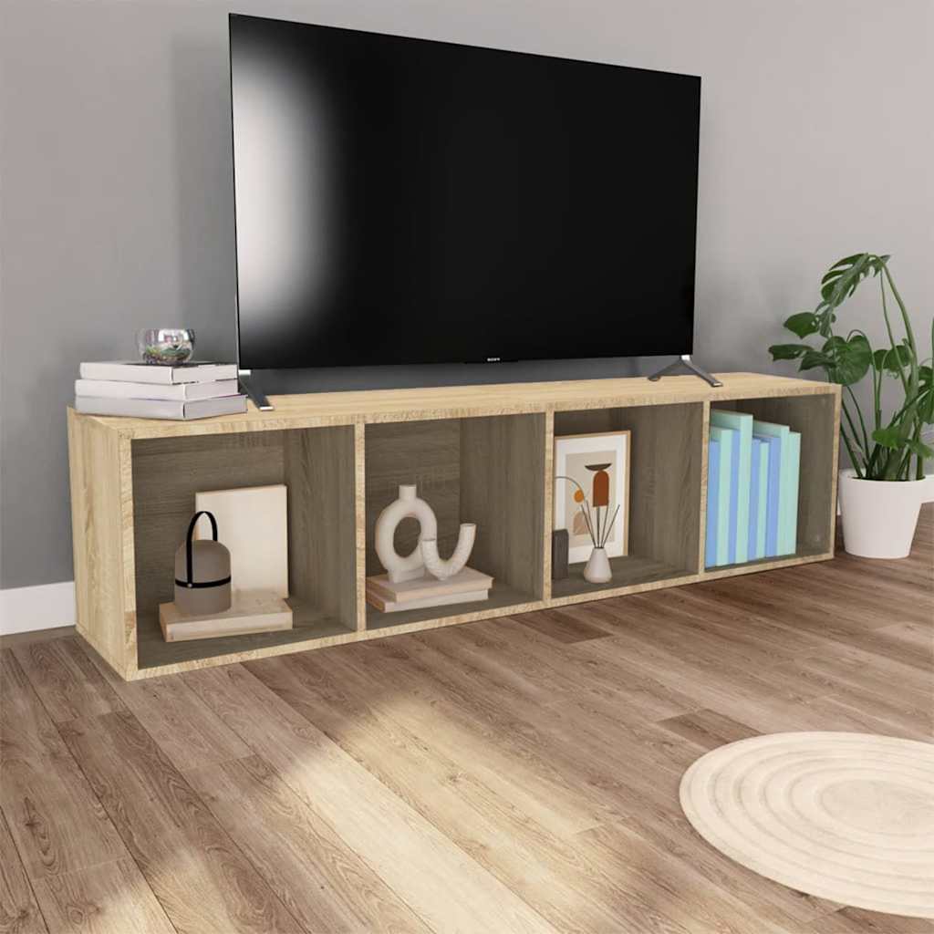 Book Cabinet | Sonoma Oak | Engineered wood | Medium