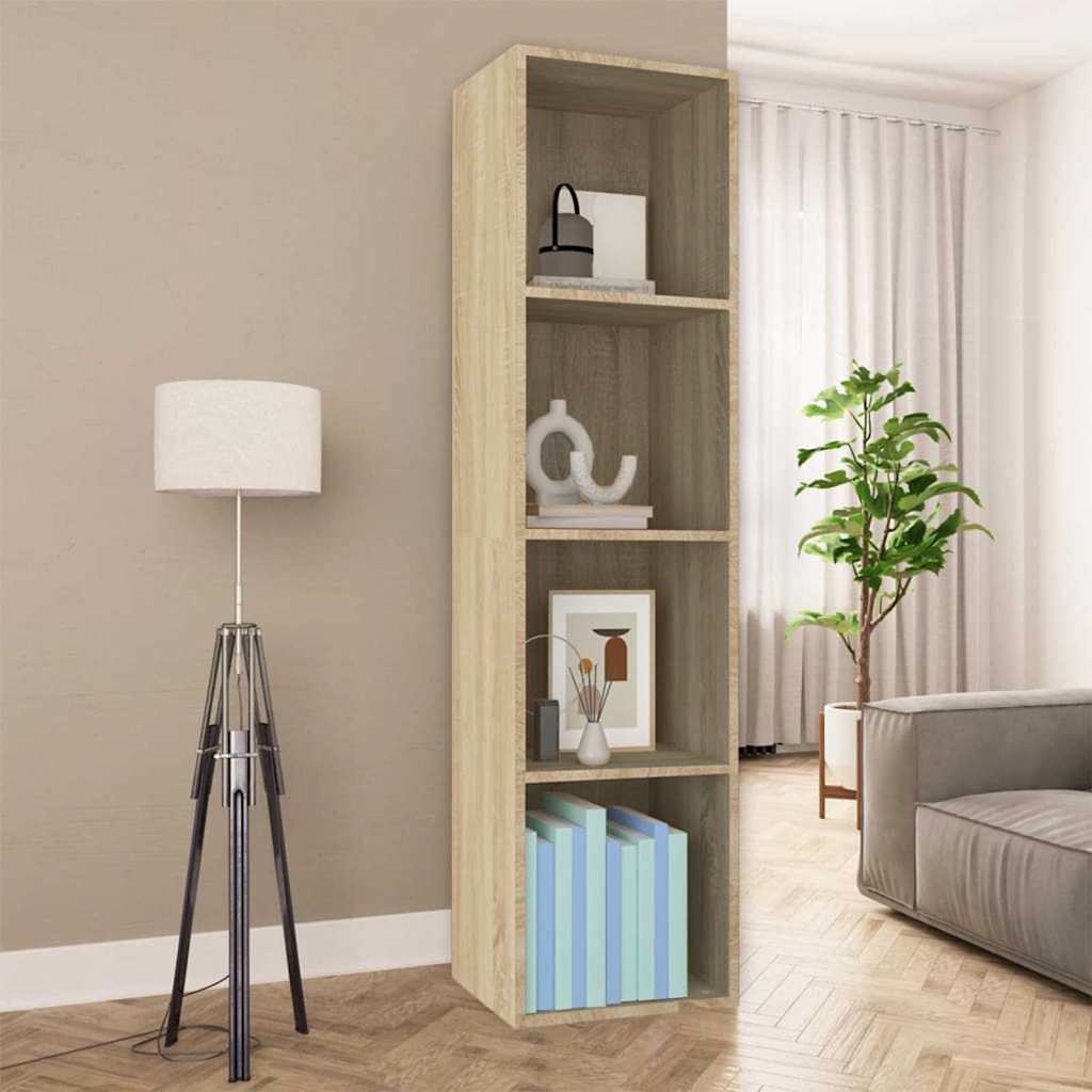 Book Cabinet | Sonoma Oak | Engineered wood | Medium