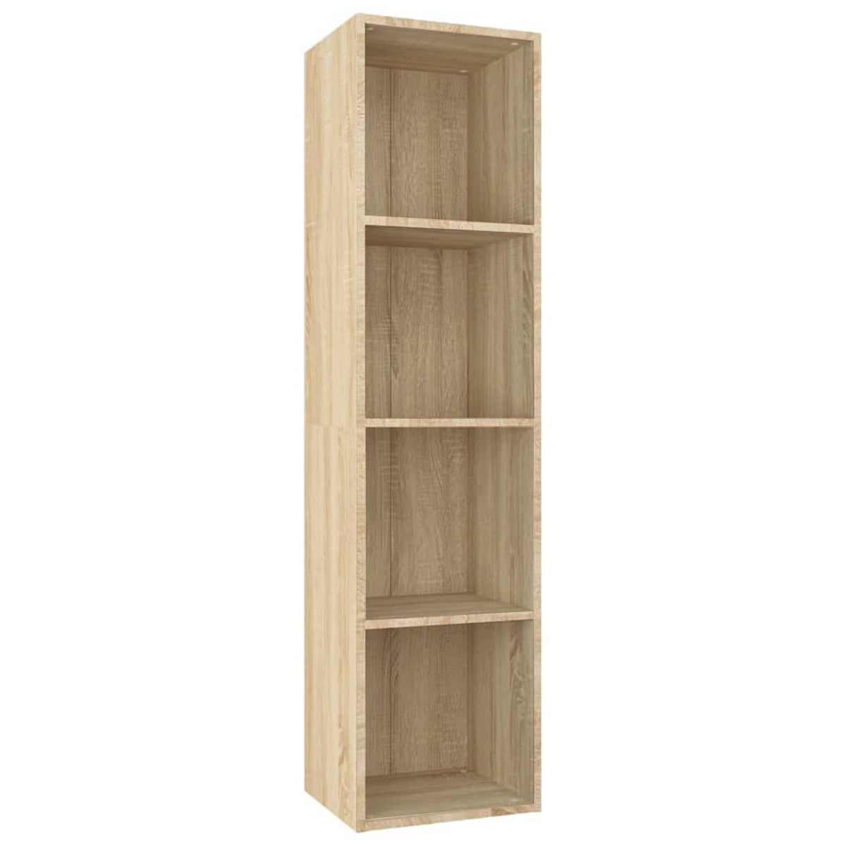 800147 vidaXL Book Cabinet/TV Cabinet Sonoma Oak 36x30x143 cm Engineered Wood