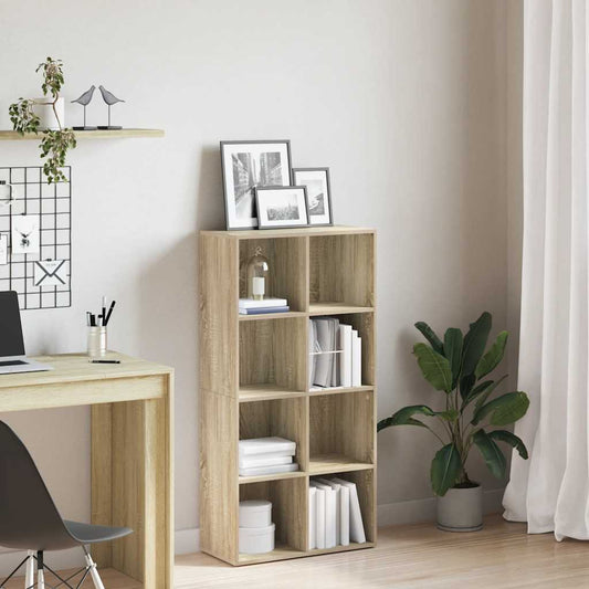 Book Cabinet/Sideboard Sonoma Oak 66x30x130 cm Engineered Wood