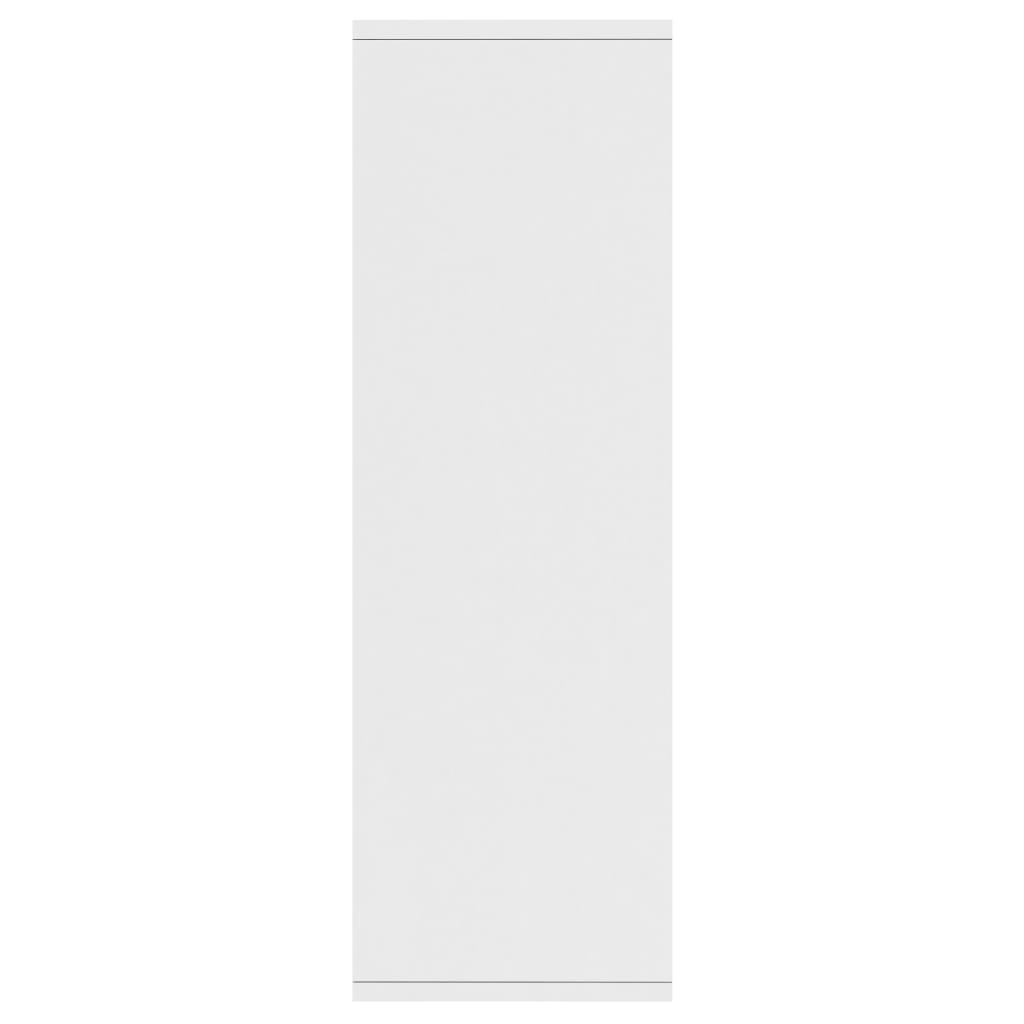 vidaXL Book Cabinet/Sideboard White 50x25x80 cm Engineered Wood