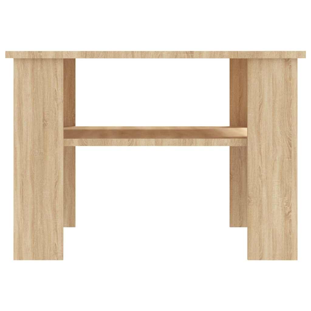 800210 vidaXL Coffee Table Sonoma Oak 60x60x42 cm Engineered Wood