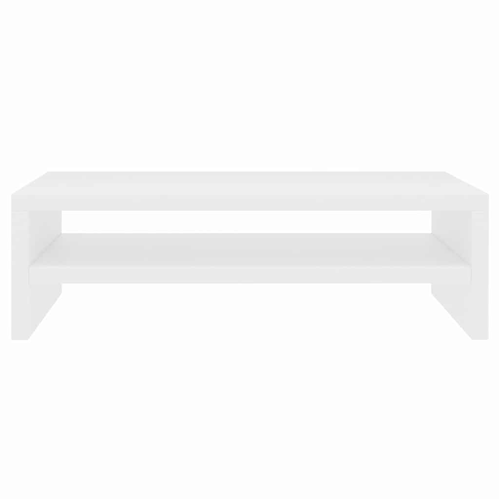 800216 vidaXL Monitor Stand White 42x24x13 cm Engineered Wood