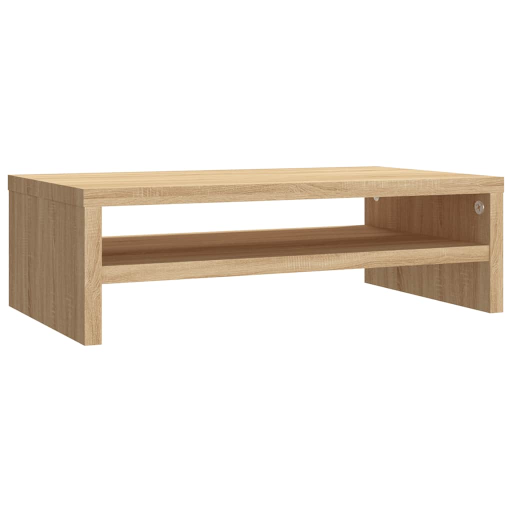 800219 vidaXL Monitor Stand Sonoma Oak 42x24x13 cm Engineered Wood