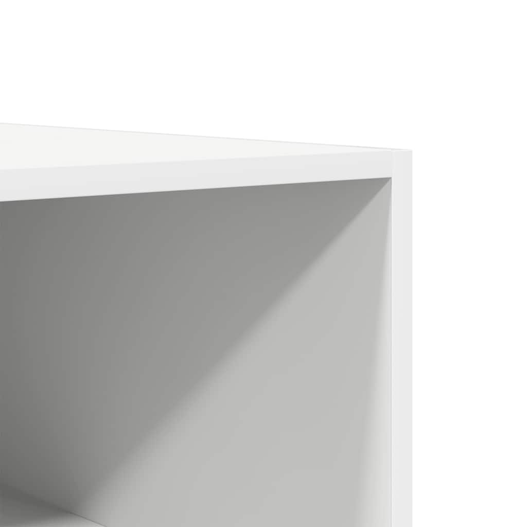 Wardrobe White 100x50x200 cm Engineered Wood
