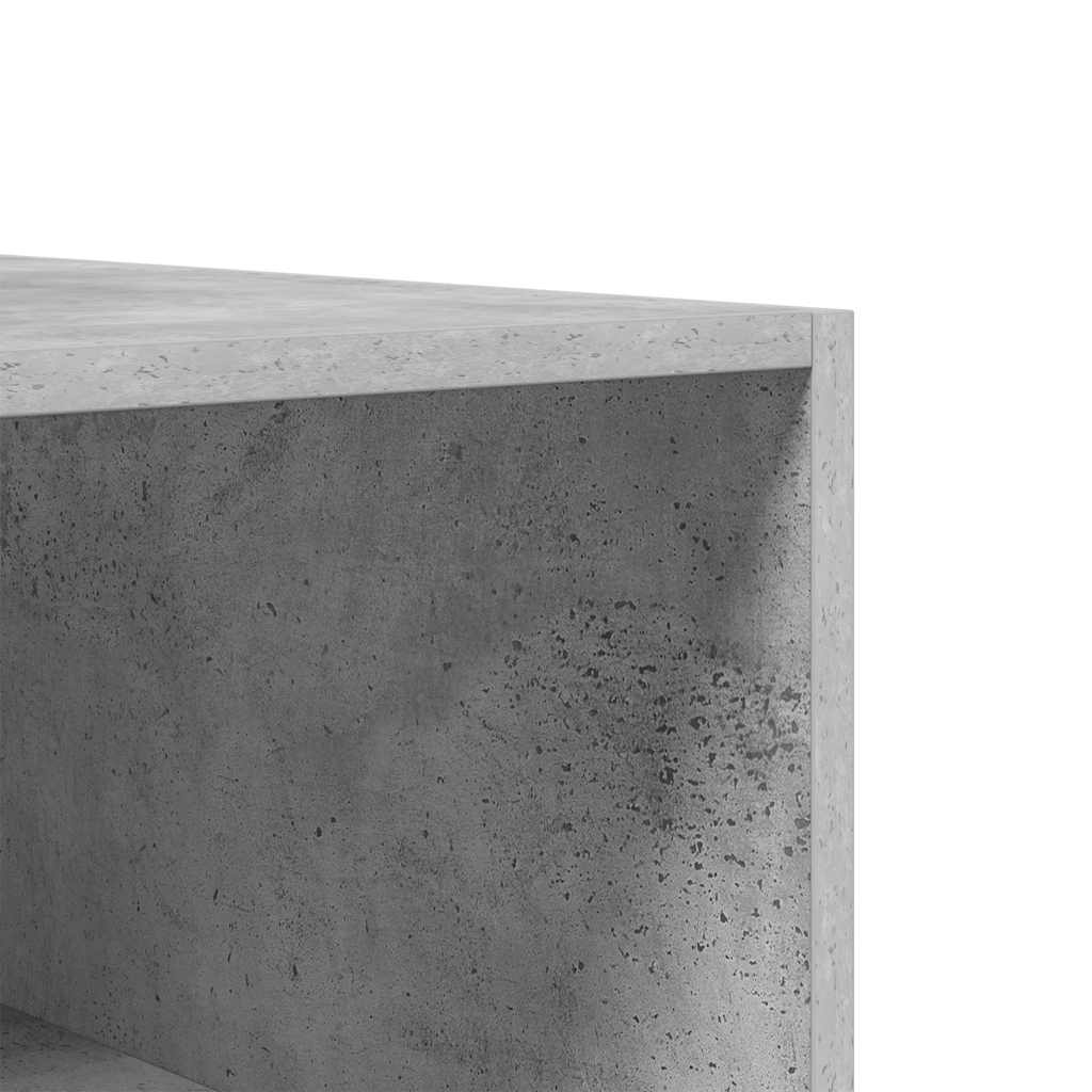 800229 vidaXL Wardrobe Concrete Grey 100x50x200 cm Engineered Wood