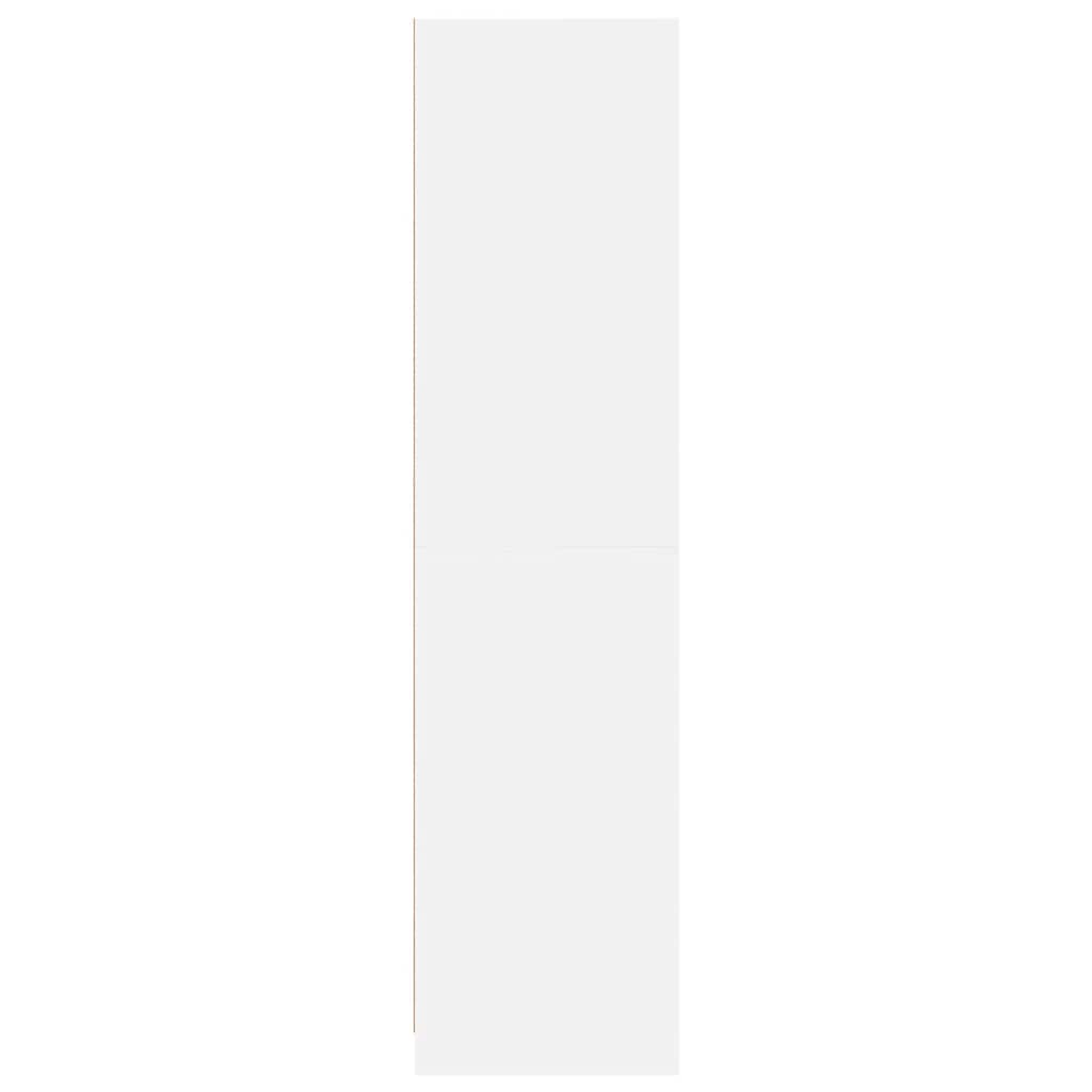 Wardrobe White 50x50x200 cm Engineered Wood