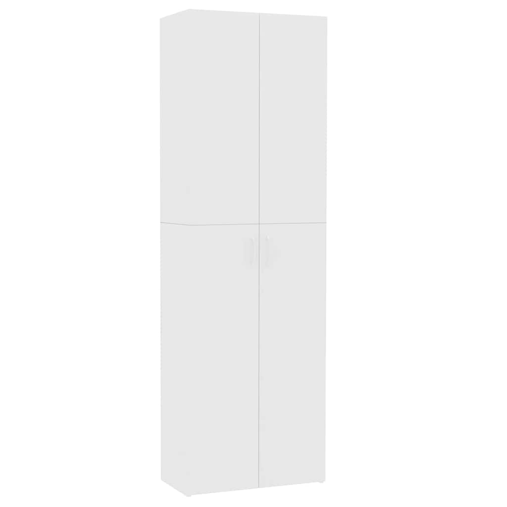 800297 vidaXL Office Cabinet White 60x32x190 cm Engineered Wood