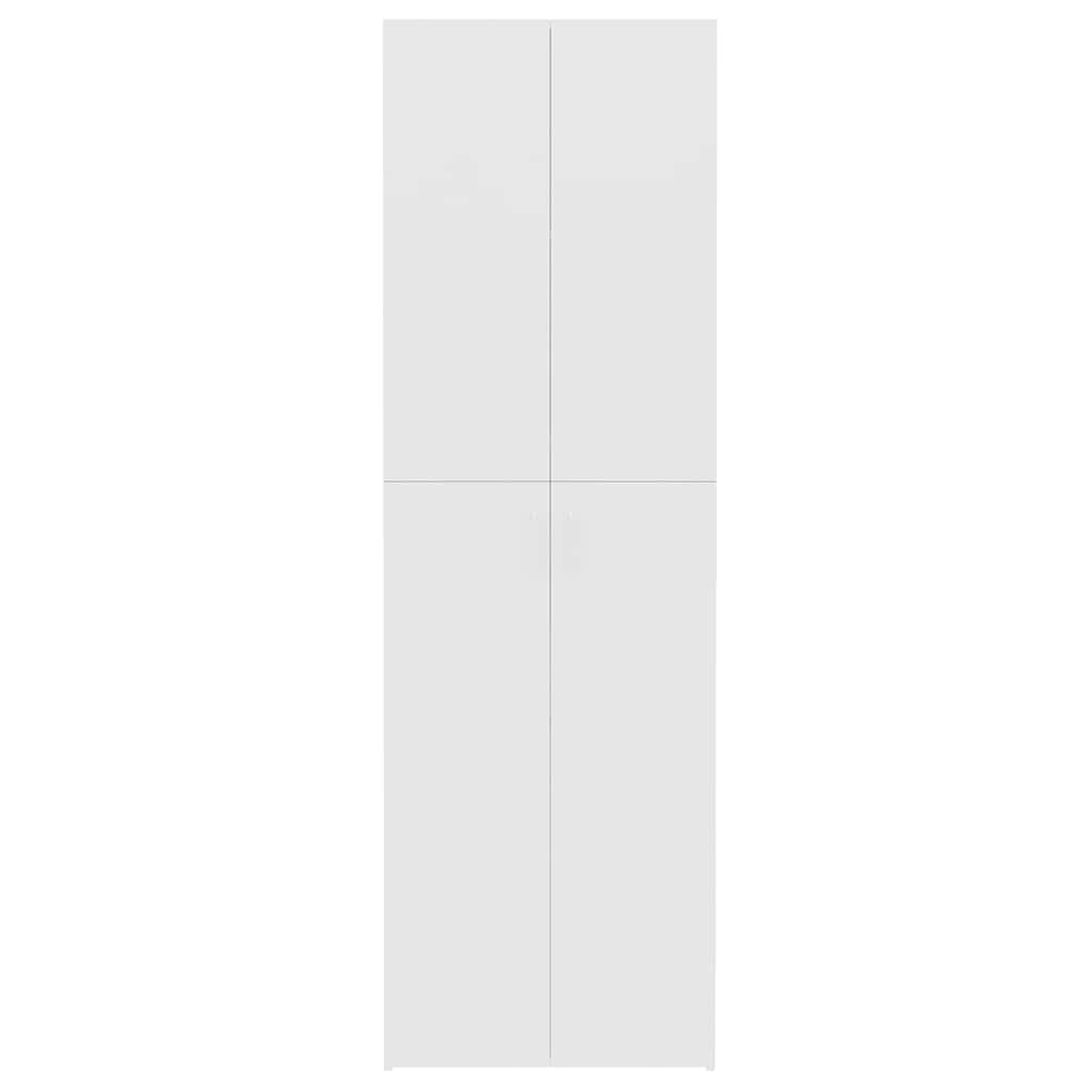 800297 vidaXL Office Cabinet White 60x32x190 cm Engineered Wood