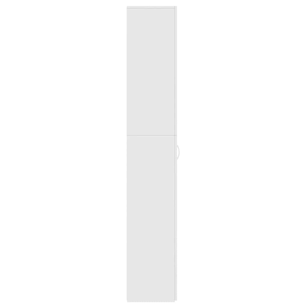 800297 vidaXL Office Cabinet White 60x32x190 cm Engineered Wood