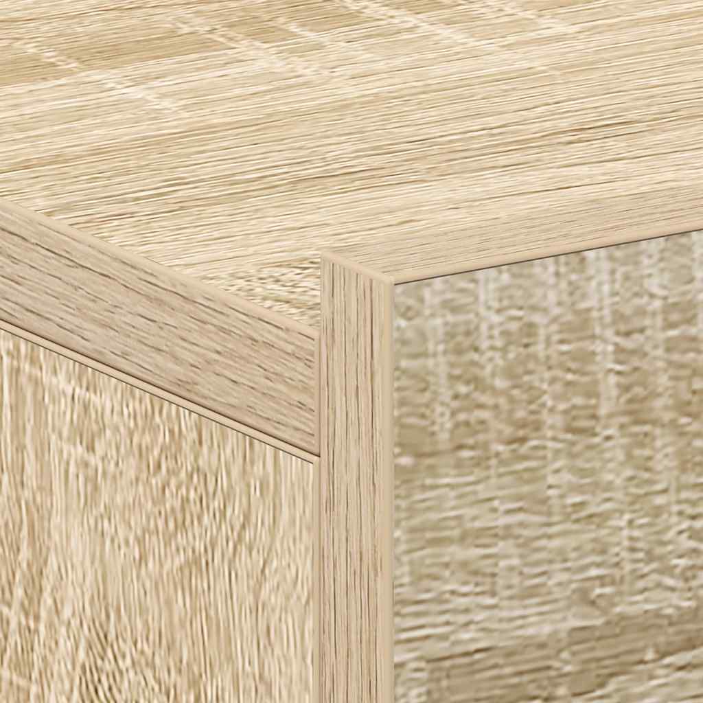Floating Nightstands 2 pcs Sonoma Oak 40x30x15 cm Engineered Wood