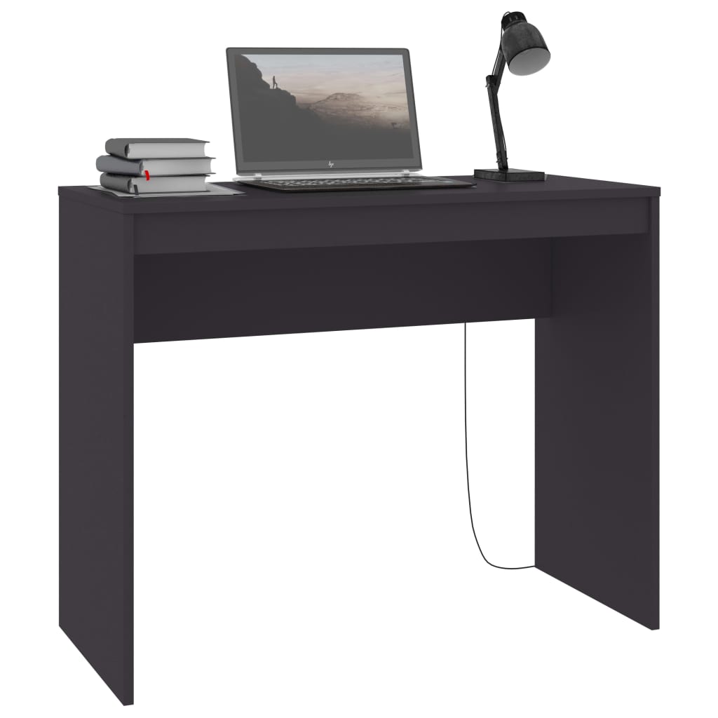 vidaXL Desk Grey 90x40x72 cm Engineered Wood