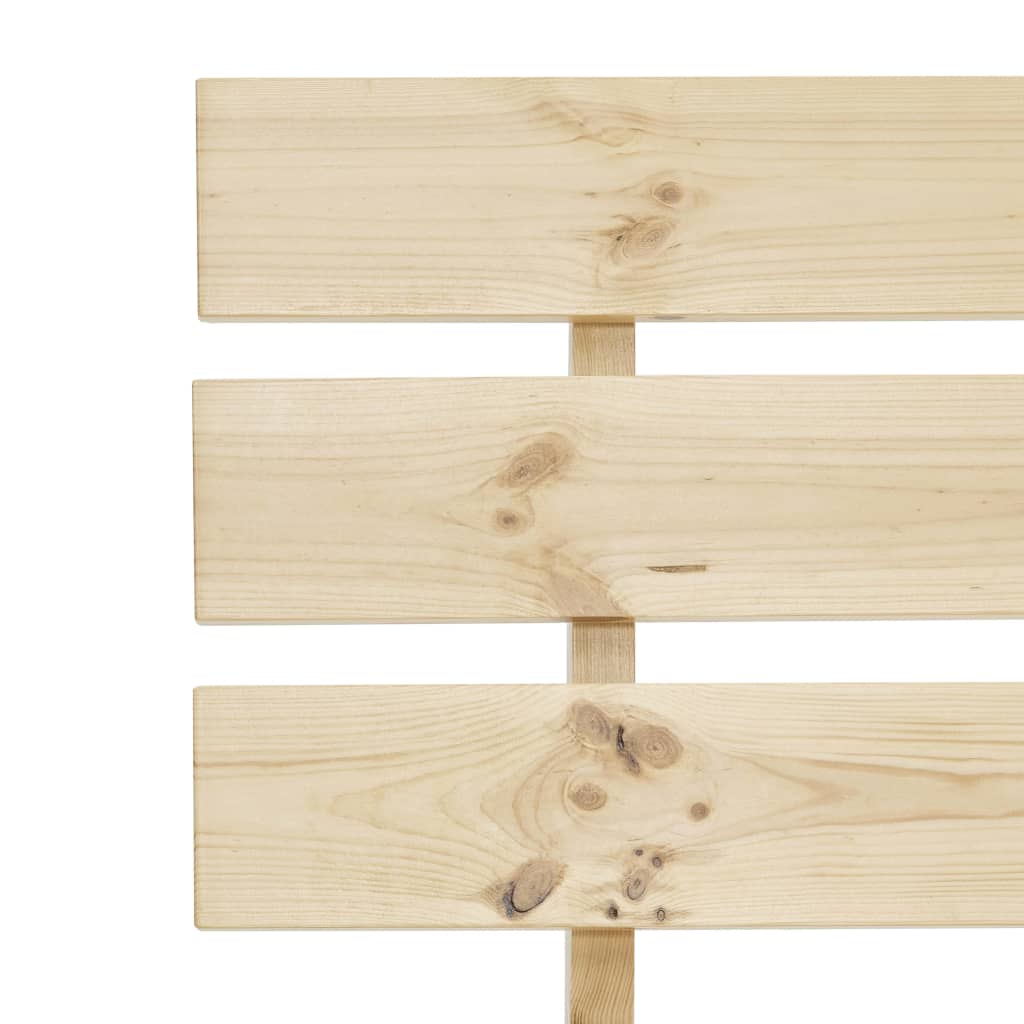 Bed Frame | Natural | Solid Pine Wood, Plywood | Single |  Durable