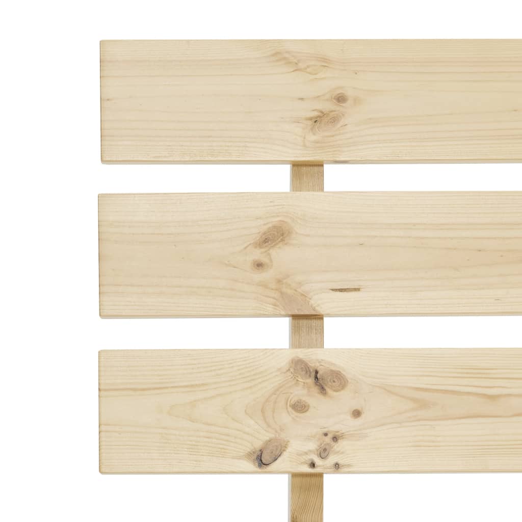 Bed Frame without Mattress 160x200cm Solid Wood Pine
