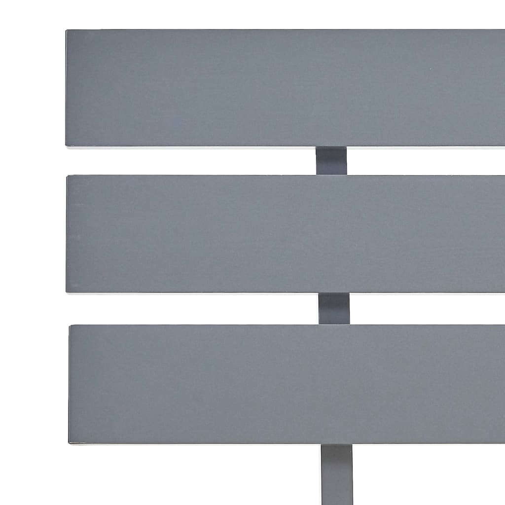Bed Frame | Grey | Solid pine wood and plywood | Single | Durable