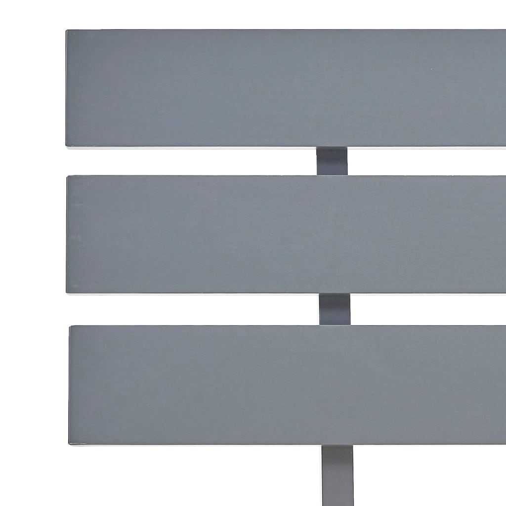 Bed Frame | Grey | Solid pine wood, plywood | Double | Durable