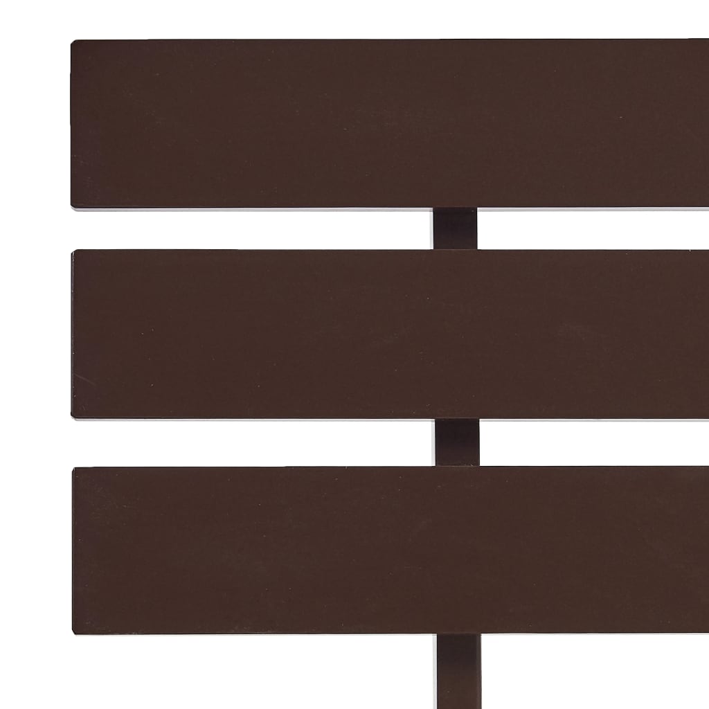 Bed Frame | Dark Brown | Solid Pine Wood, Plywood | 90x200 cm |  Sturdy