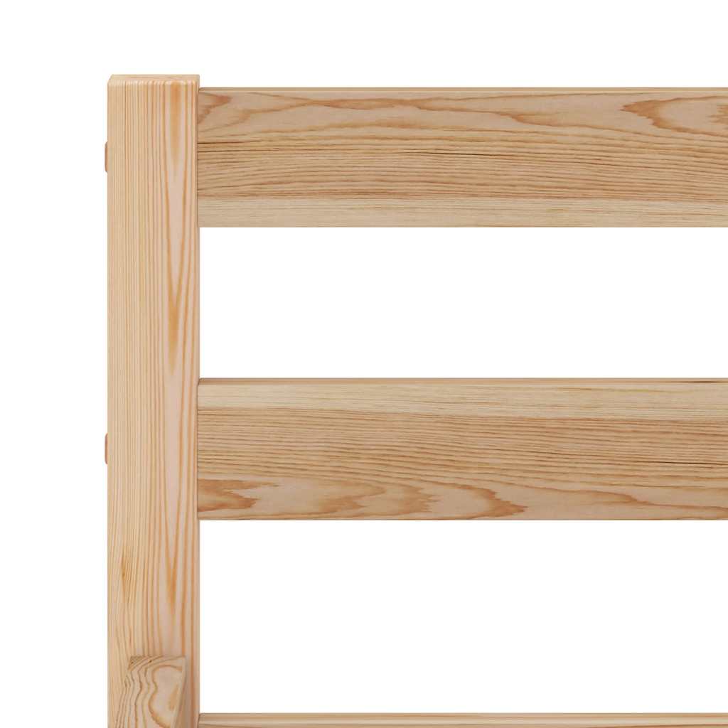Bed Frame | Natural | Solid pine wood and plywood | Single | Durable