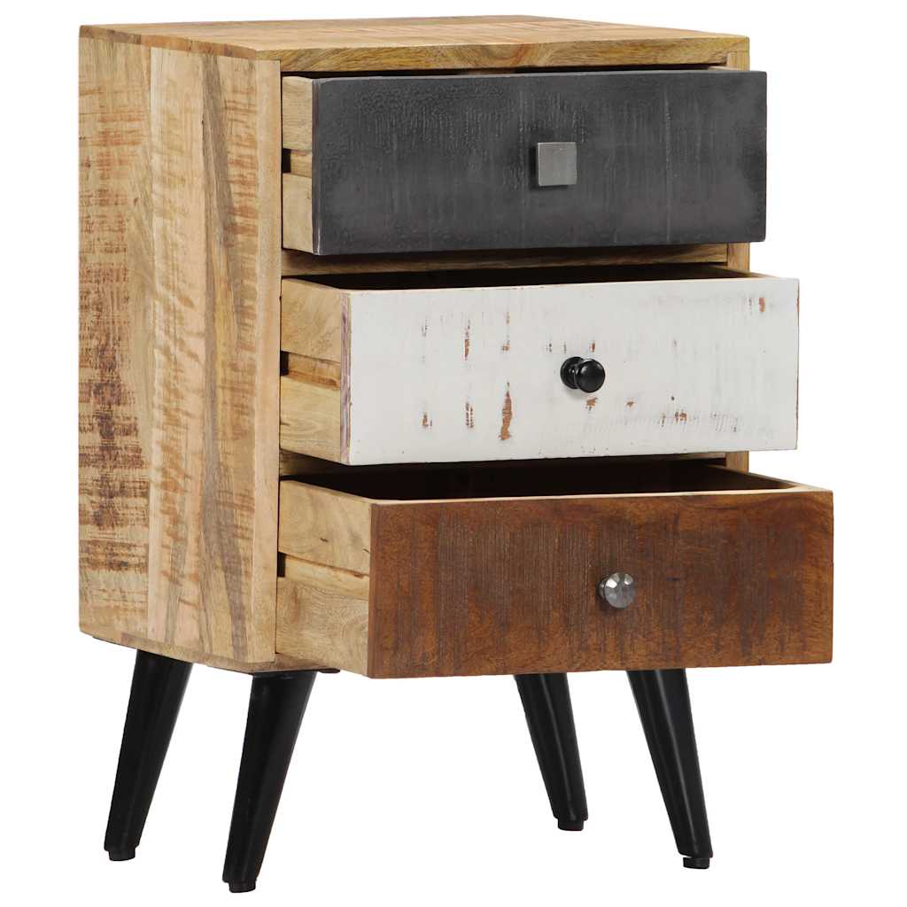 282875 vidaXL Bedside Cabinet 40x30x60 cm Solid Mango Wood