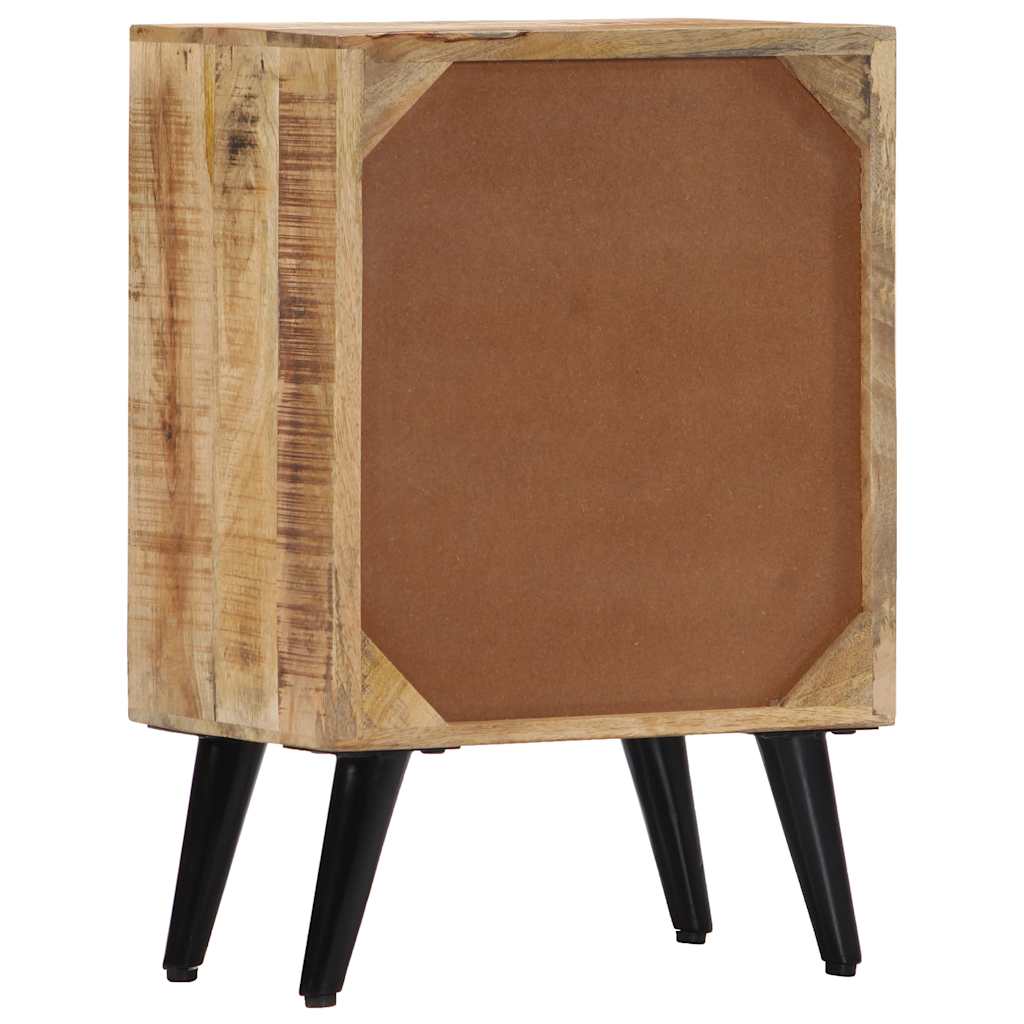 282875 vidaXL Bedside Cabinet 40x30x60 cm Solid Mango Wood
