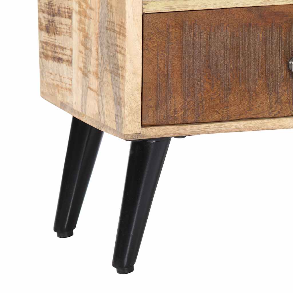 282875 vidaXL Bedside Cabinet 40x30x60 cm Solid Mango Wood