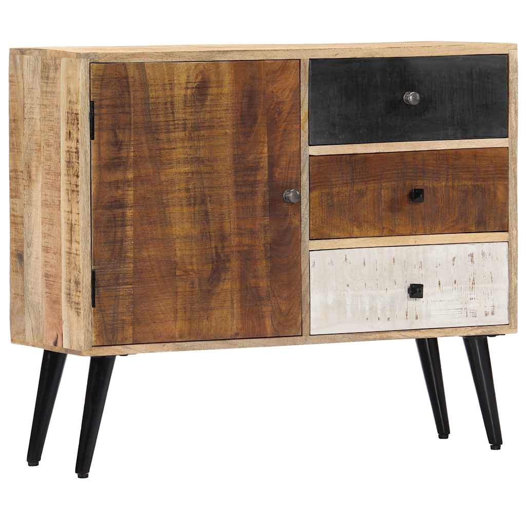 282876 vidaXL Sideboard 88x30x73 cm Solid Mango Wood