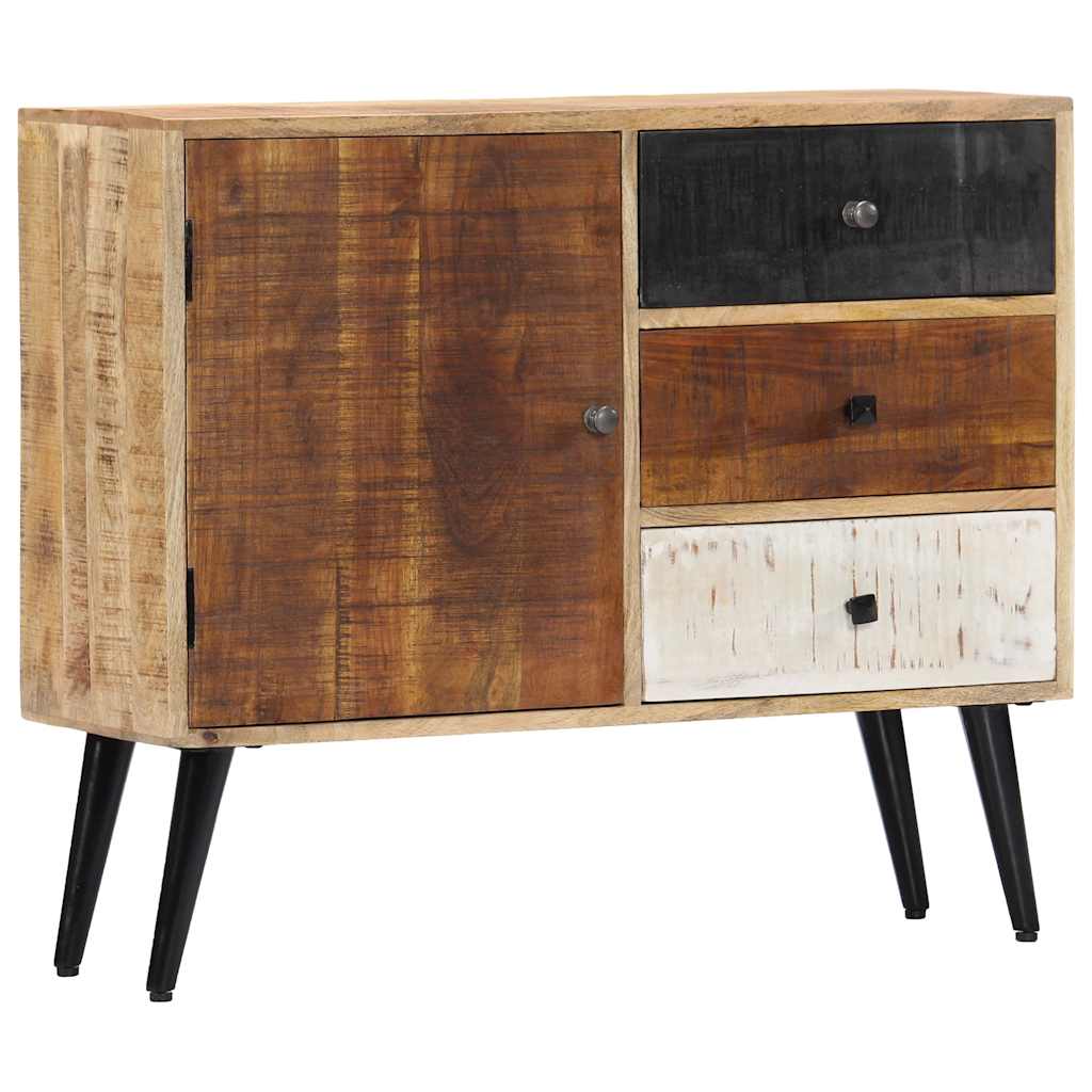 282876 vidaXL Sideboard 88x30x73 cm Solid Mango Wood